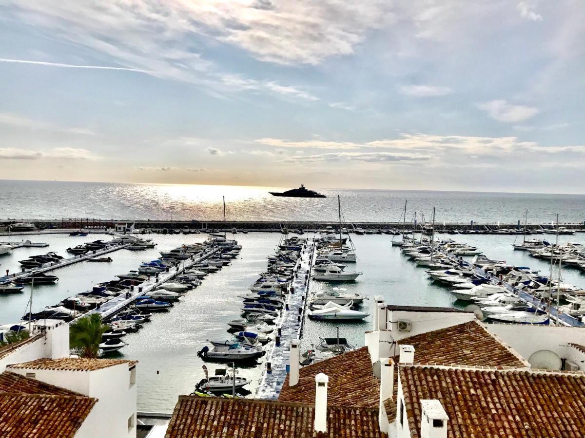 Luxury Puerto Banus Penthouse With Parking & Wi-Fi Leilighet Marbella Eksteriør bilde